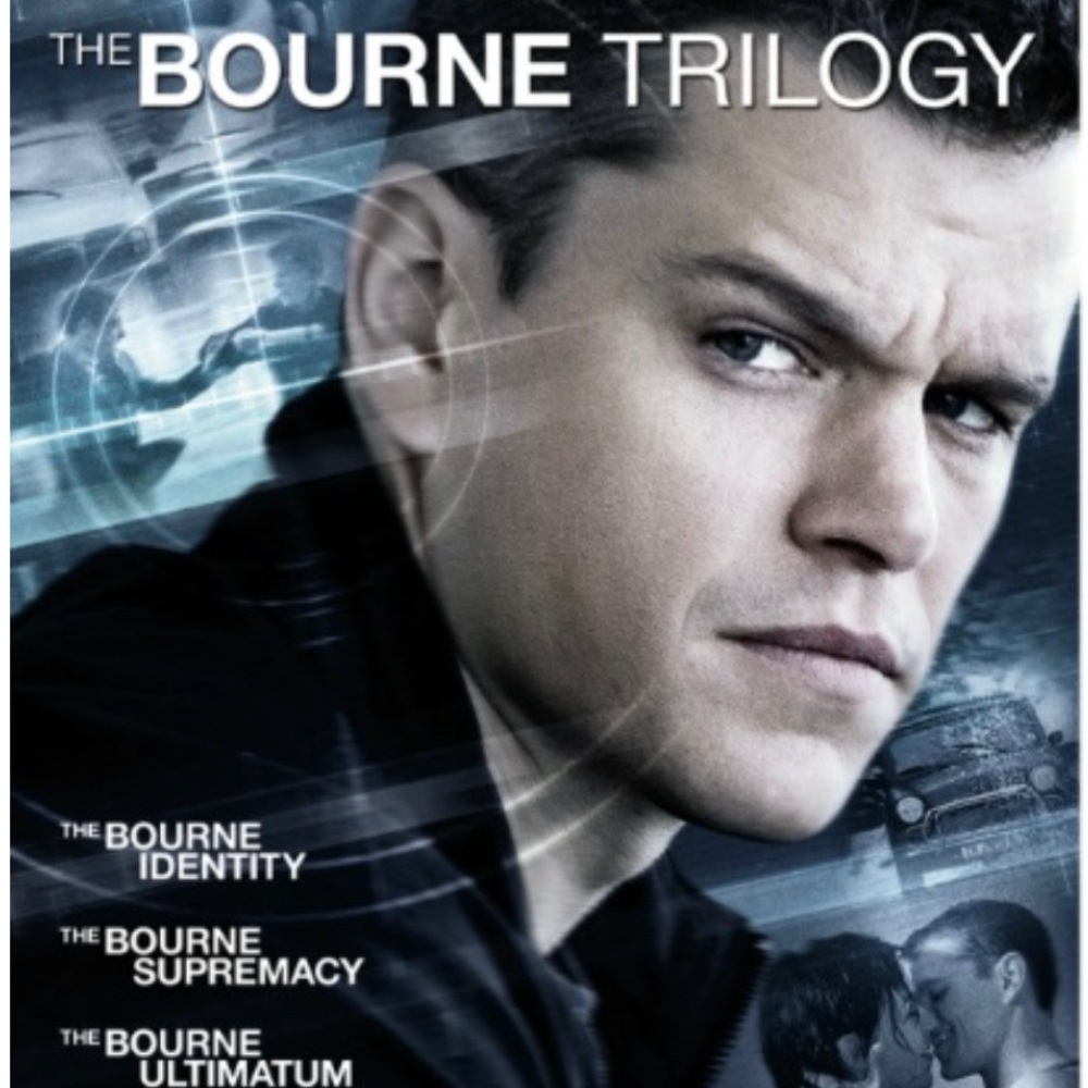 FREE SHIPPING!! 3 dvds Matt Damon  “The Bourne Trilogy”